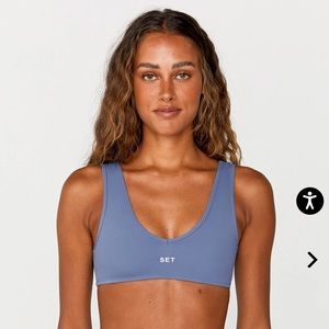 SETactive Sportbody Dip Bra in Polo, size Medium